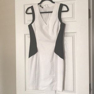 Bebe black & white dress